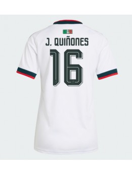 Billige Mexico Julian Quinones #16 Bortedrakt Dame VM 2026 Kortermet